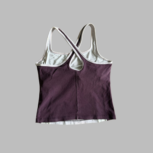 Y2K Nike Cross Back Activewear Tank - M