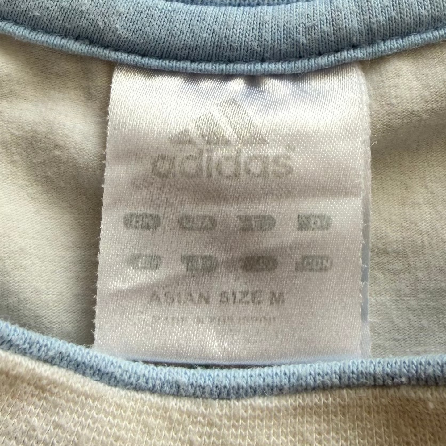 Y2K Adidas Three Stripe Baby Tee - M