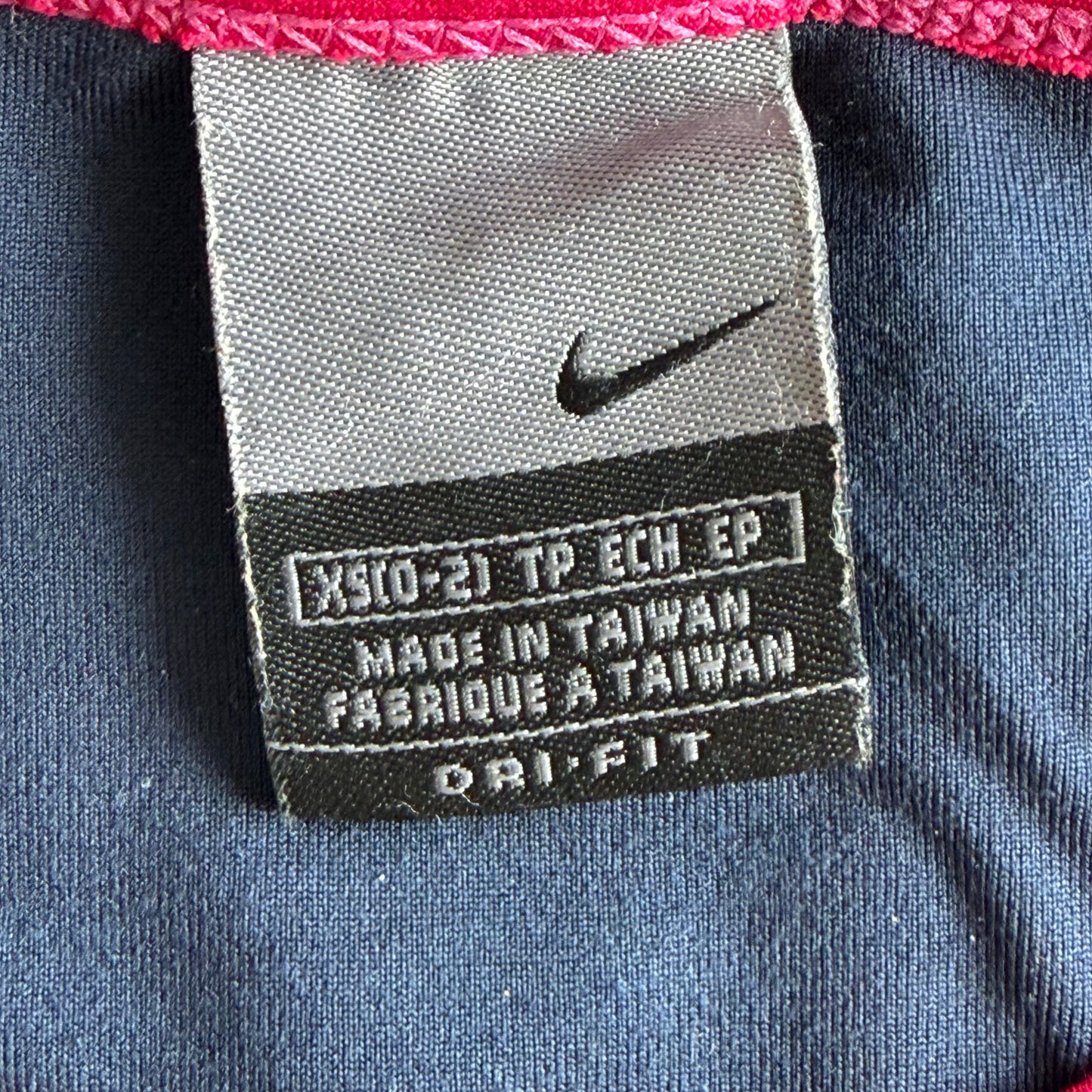 Y2K Nike Colour Block Activewear Top - S