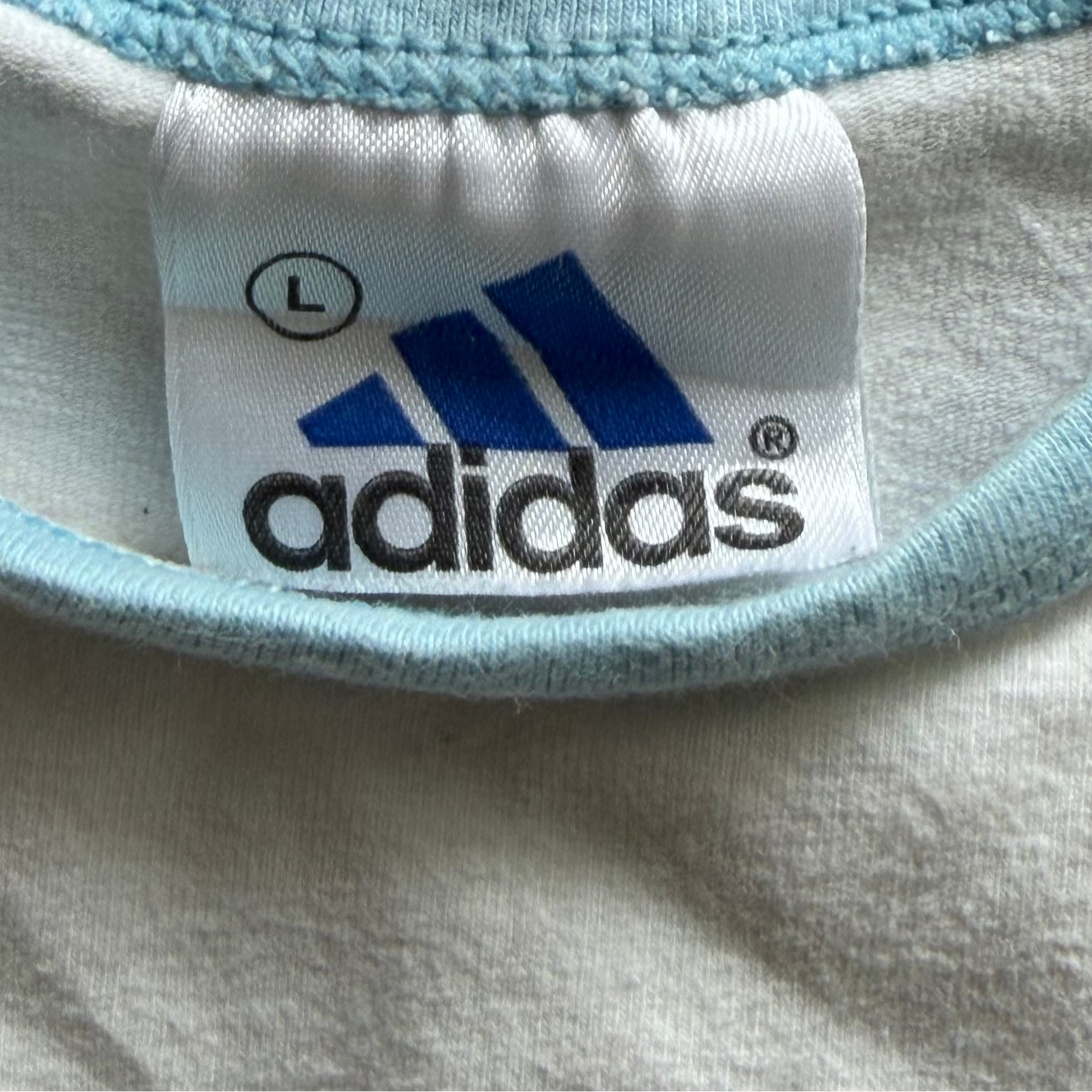 Y2K Adidas Three Stripe Activewear Tank - L