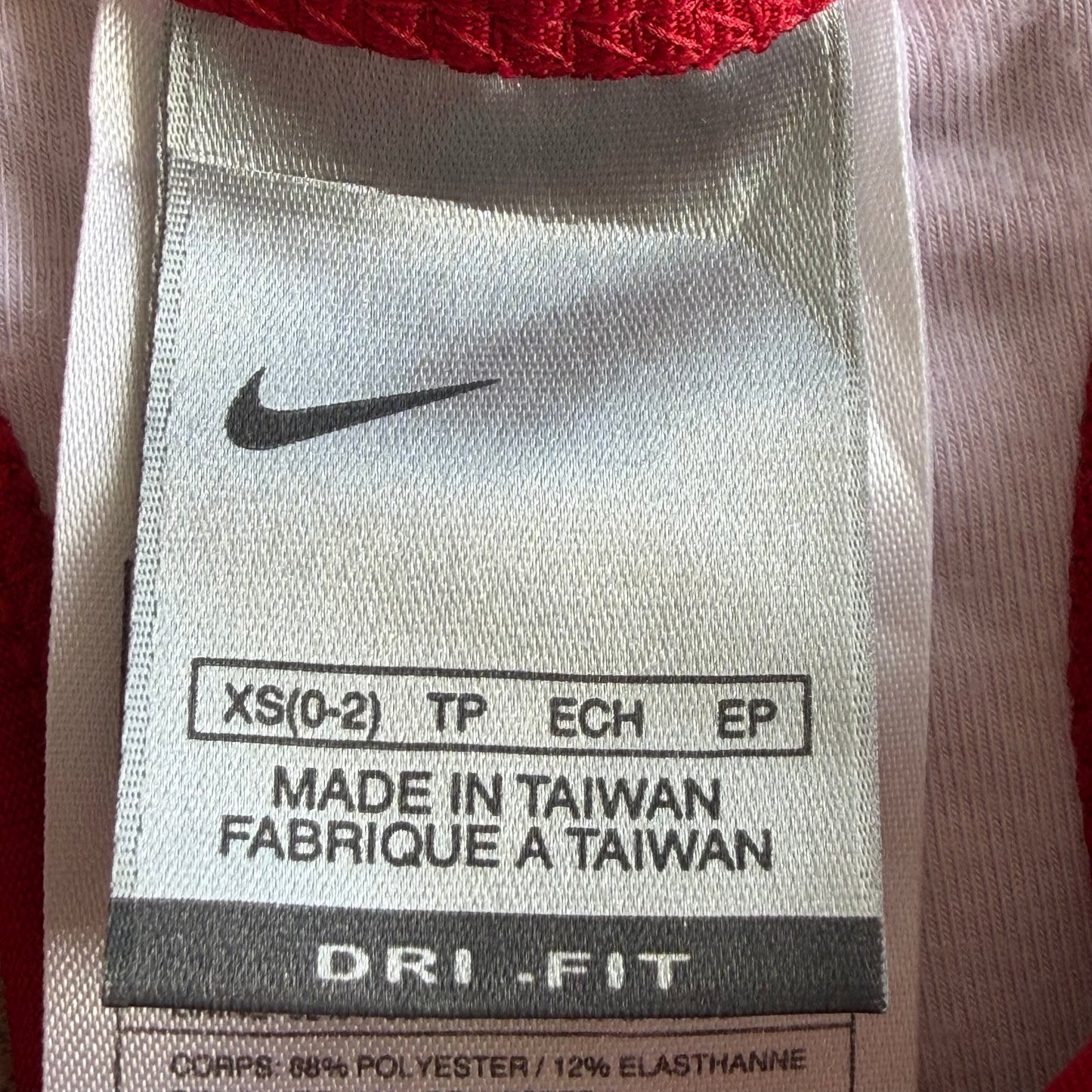 Y2K Nike Patterned Racerback Activewear Tank - XS