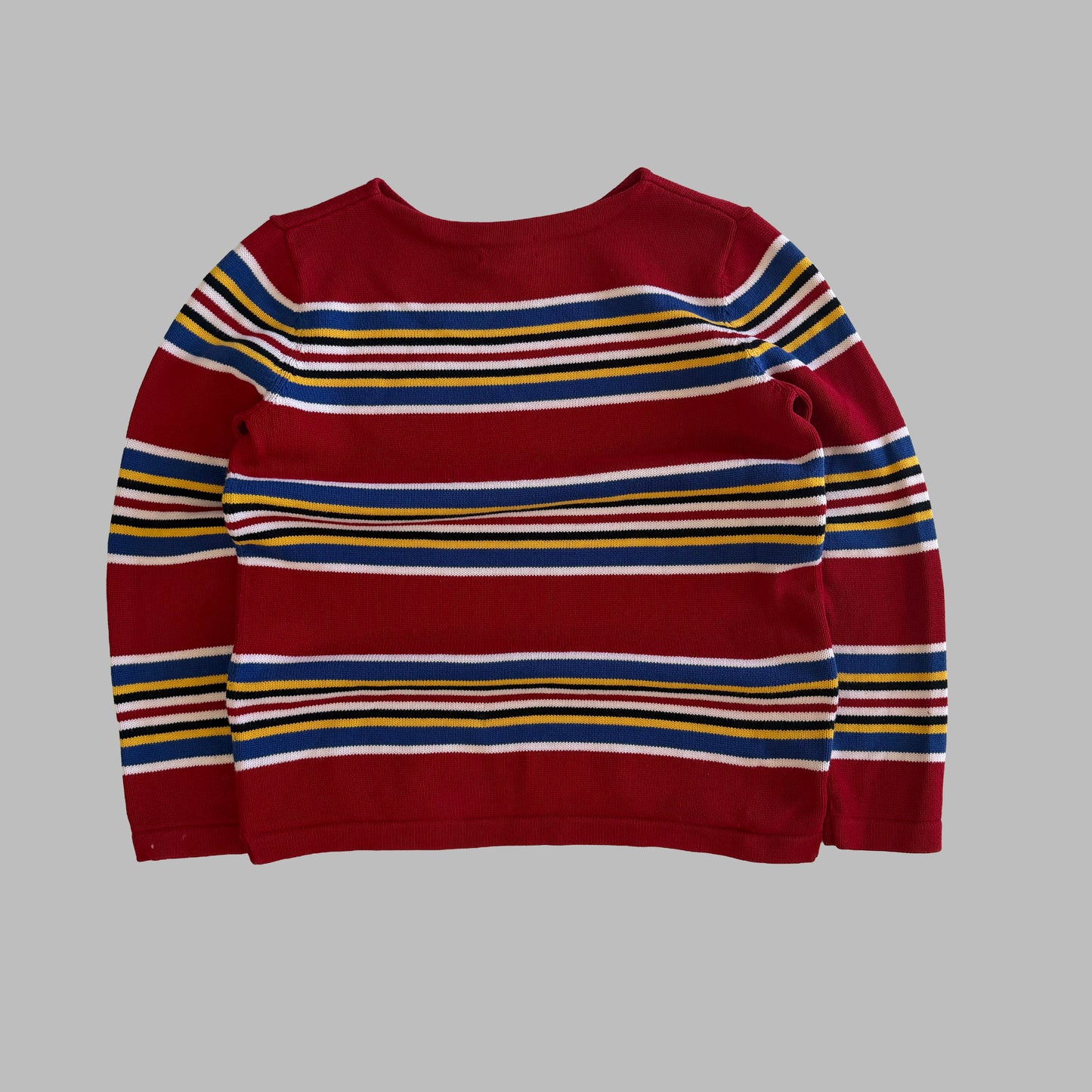 Y2K Polo Ralph Lauren Striped Heavy Knit - M