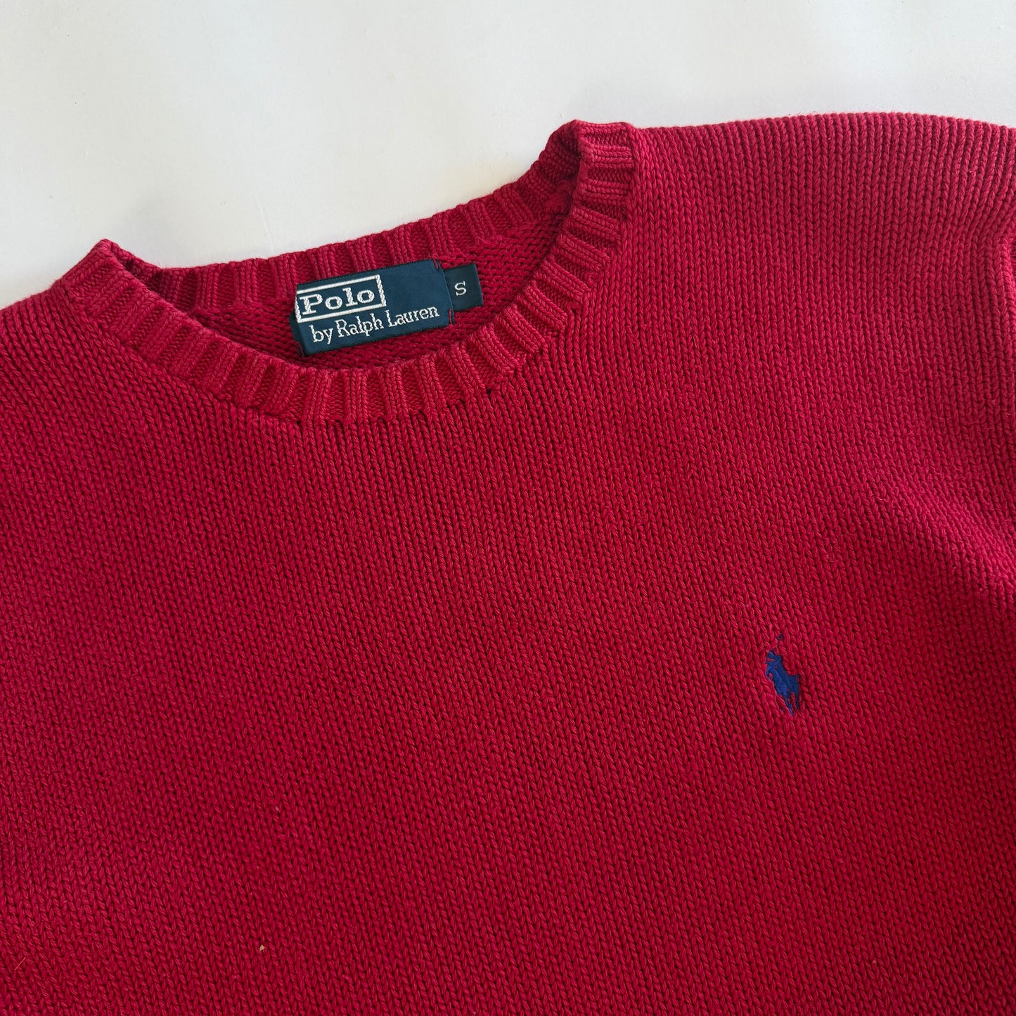90s Polo Ralph Lauren Heavy Knit - S