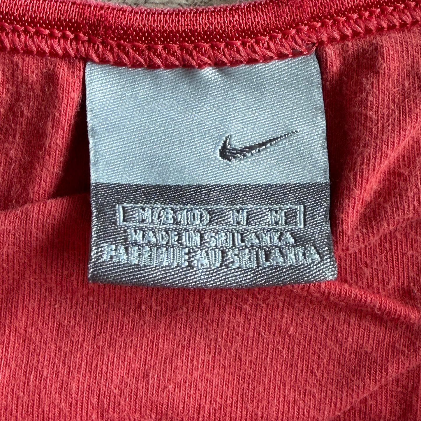 Y2K Nike Classic Swoosh Activewear Tank - M