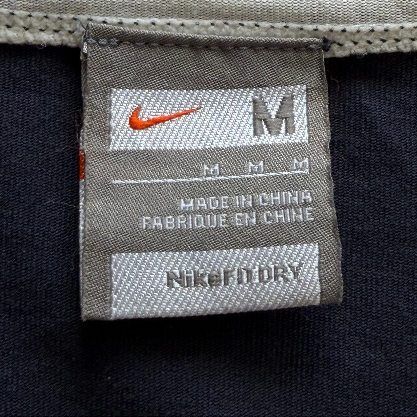 Y2K Nike Swoosh Ringer Top - M