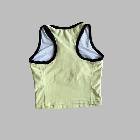 Y2K Nike Cropped Racerback Activewear Top - S