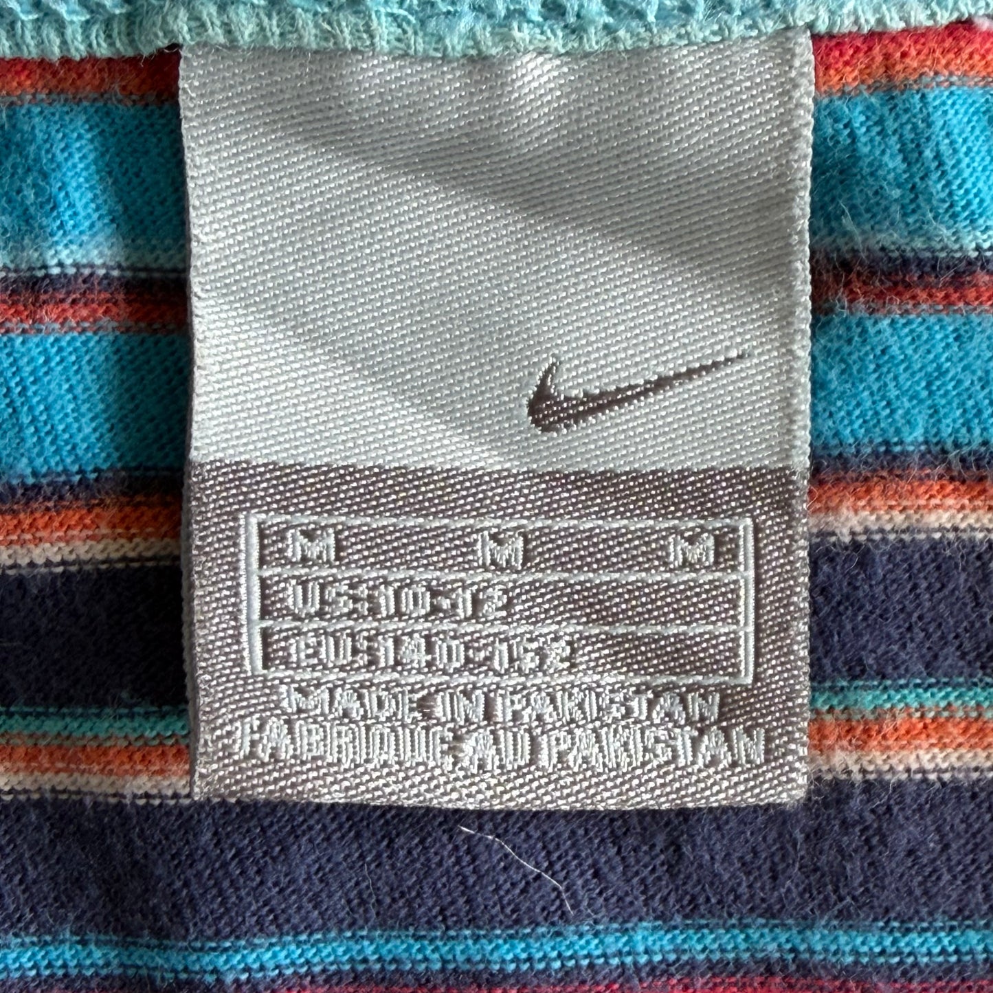 Y2K Nike Striped Strappy Activewear Top - S