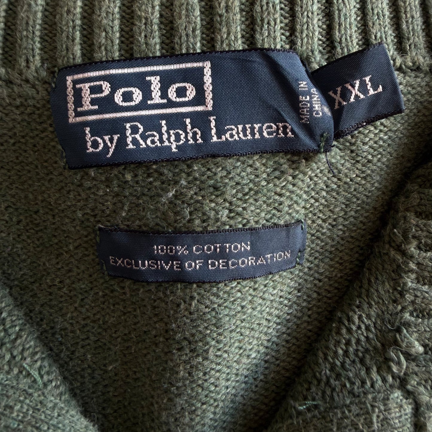 90s Polo Ralph Lauren Quarter Zip - XXL