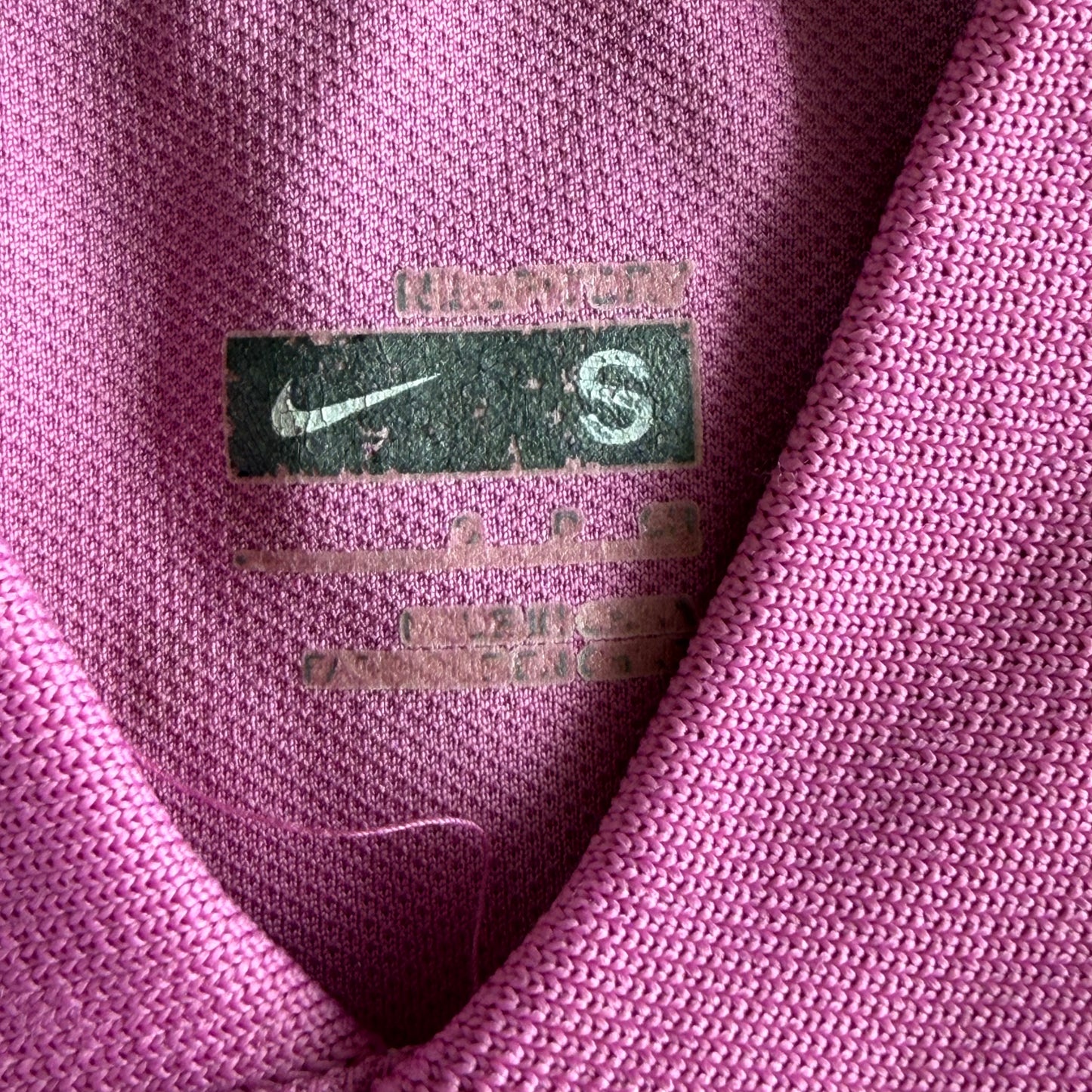 Y2K Nike Panelled Activewear Polo Top - S/M