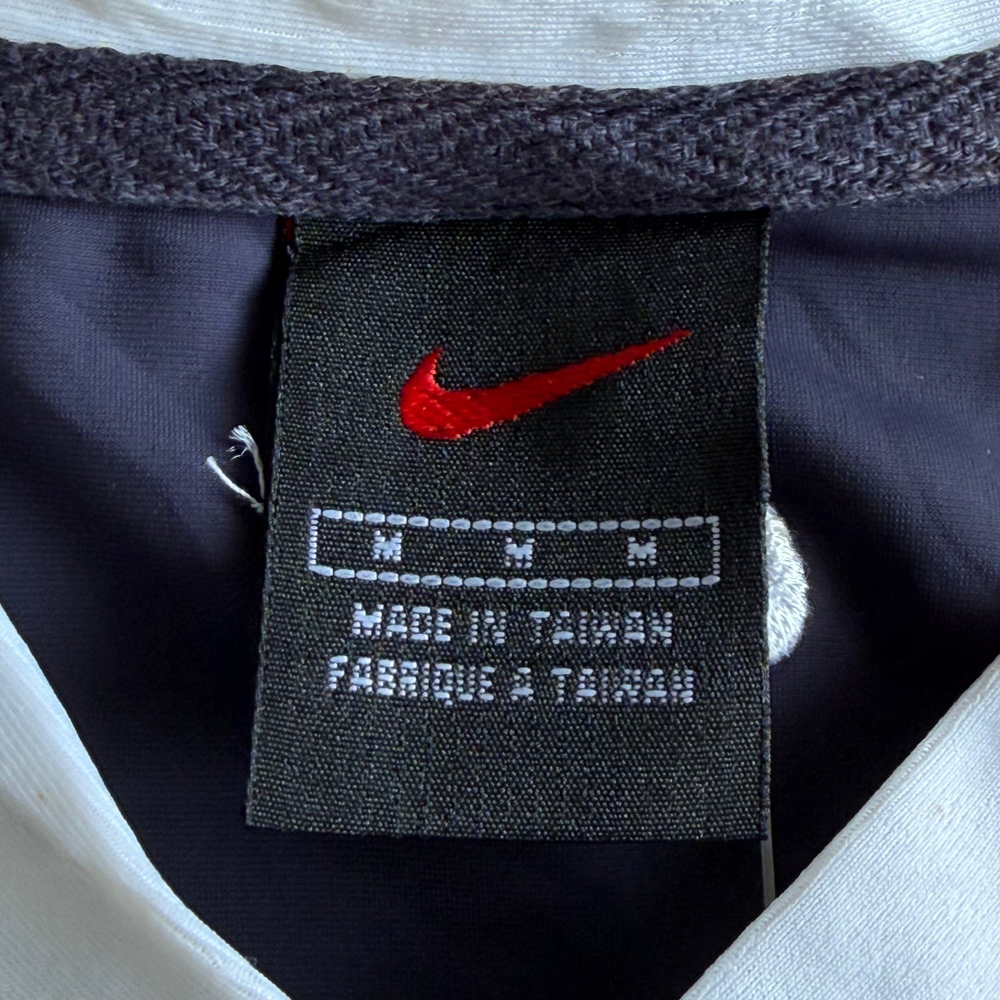 90s Nike Active Ringer Baby Tee - M