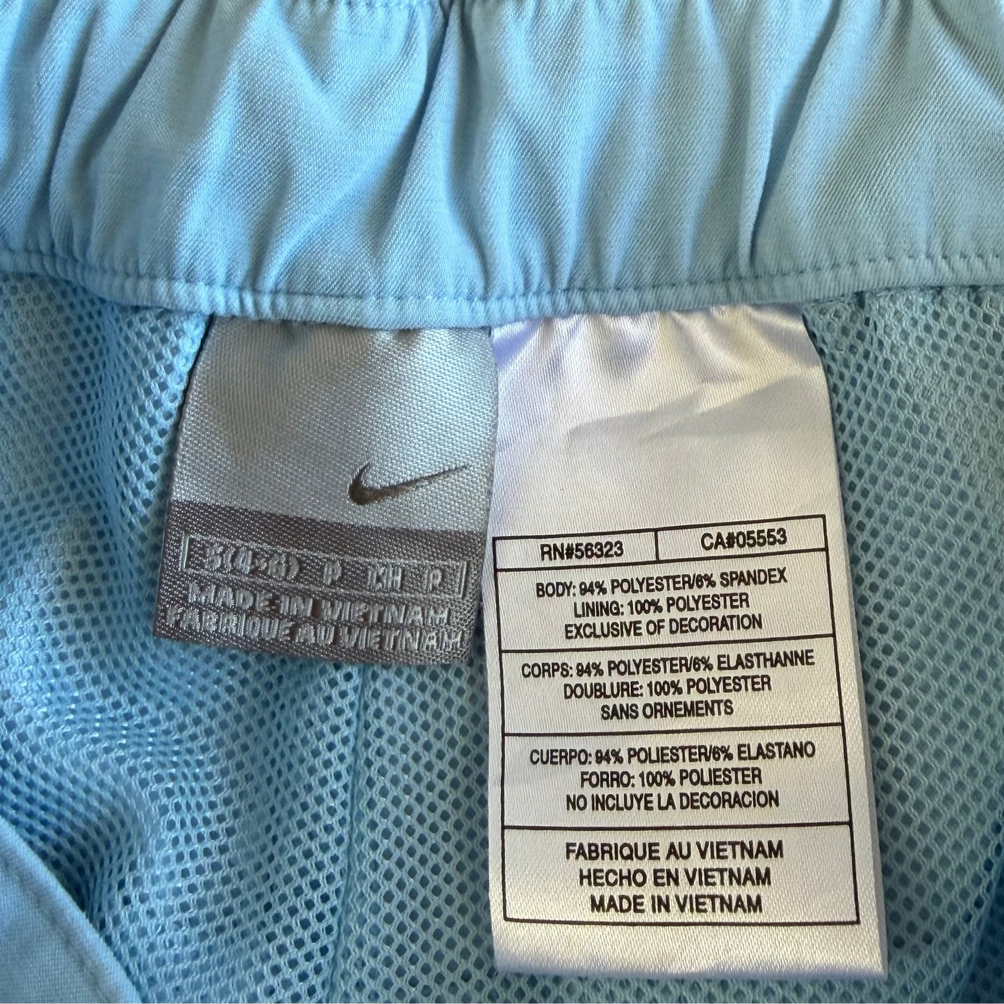 Y2K Nike Striped Wide Leg Track Pants - L