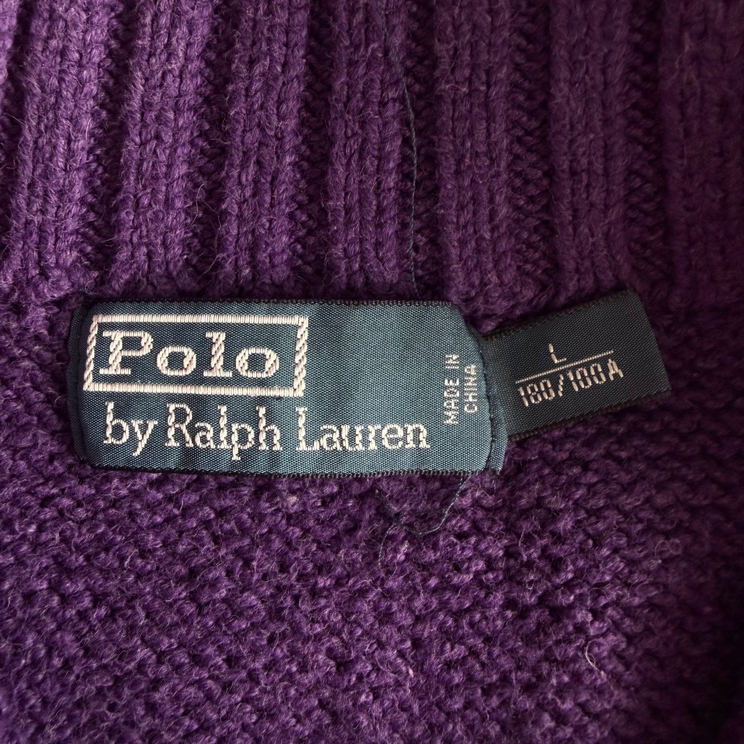 90s Polo Ralph Lauren Heavyweight Quarter Zip - L