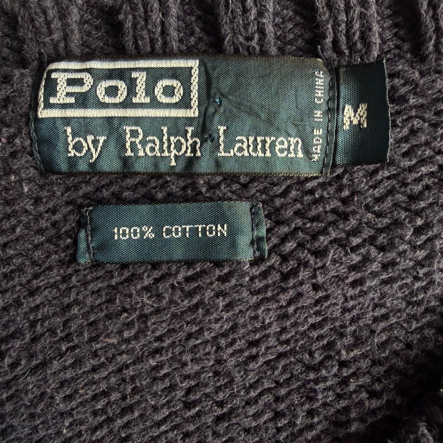 90s Polo Ralph Lauren Heavy Knit - M