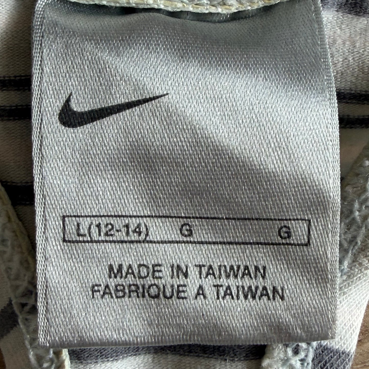 Y2K Nike Striped Racerback Activewear Top - S/M
