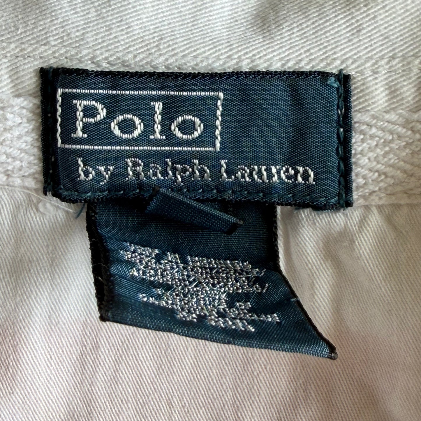 90s Ralph Lauren Striped Polo Baby Tee - S