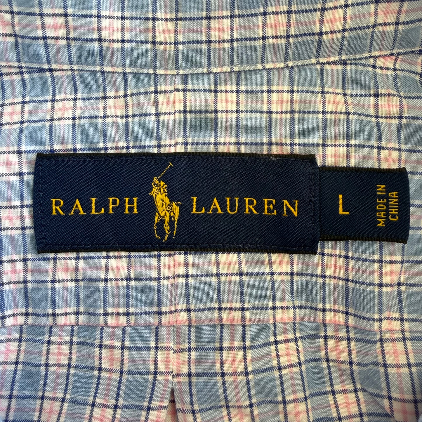 Polo Ralph Lauren Checkered Button Up Shirt - L