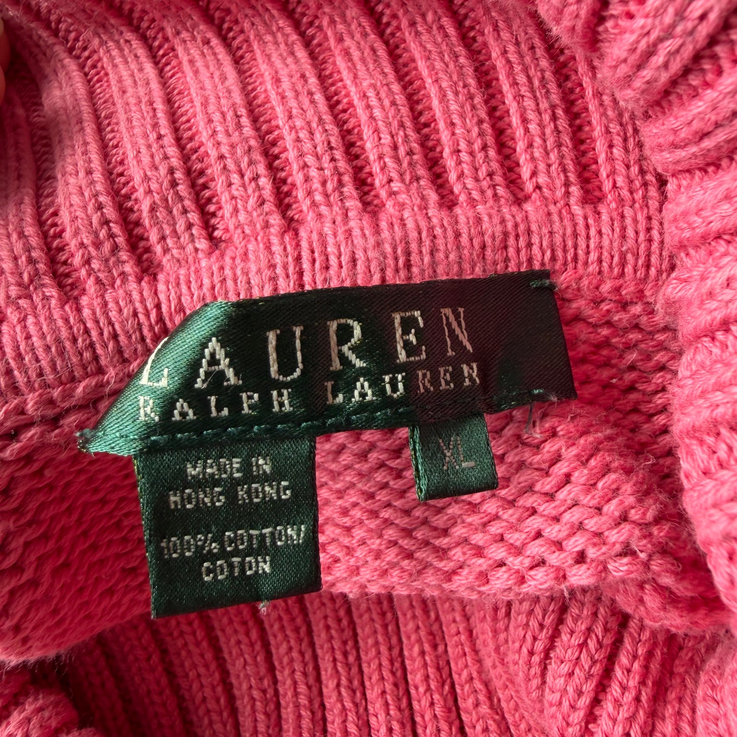 Ralph Lauren Turtle Neck Heavy Knit - Small