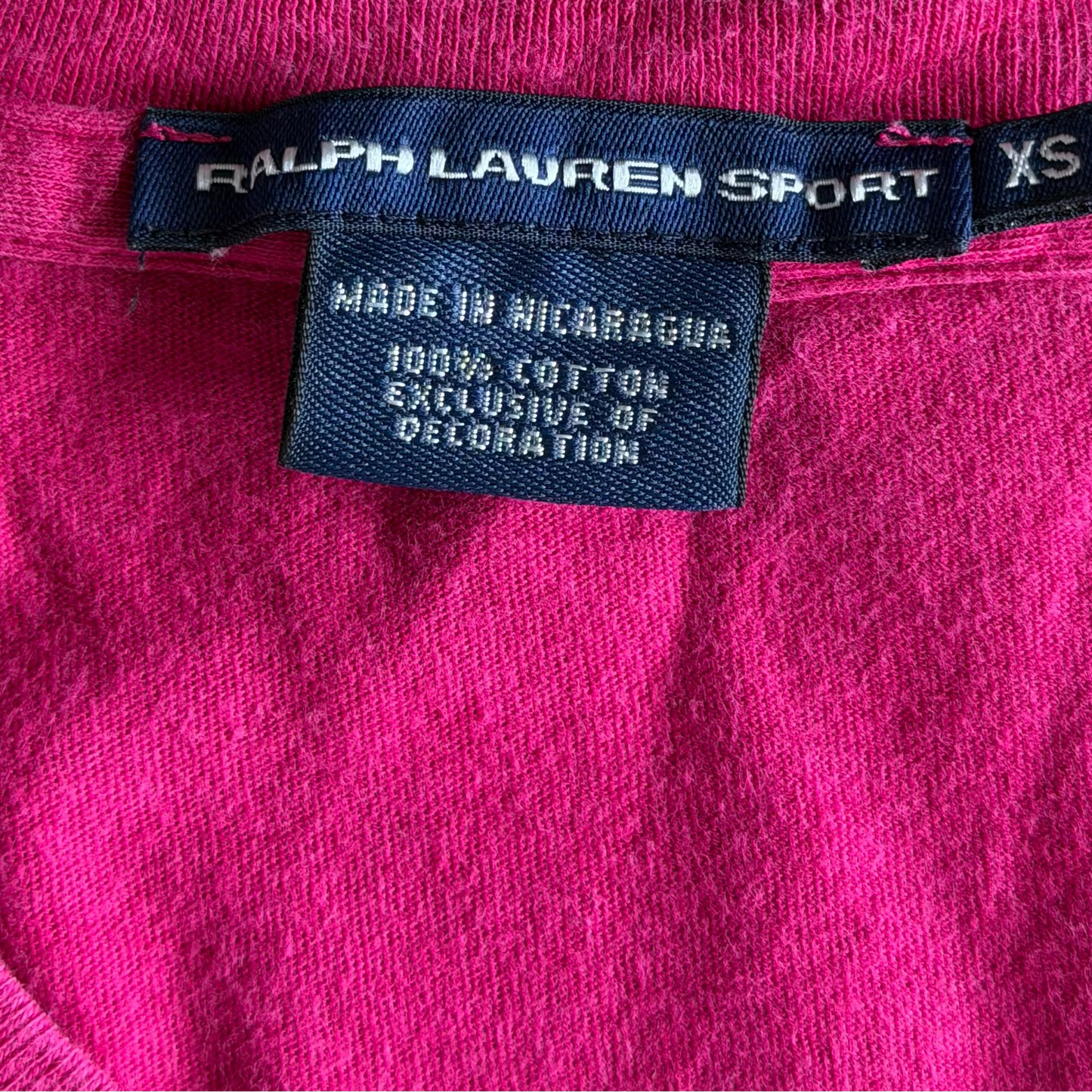 Y2K Ralph Lauren Sport V-Neck Top - S/M
