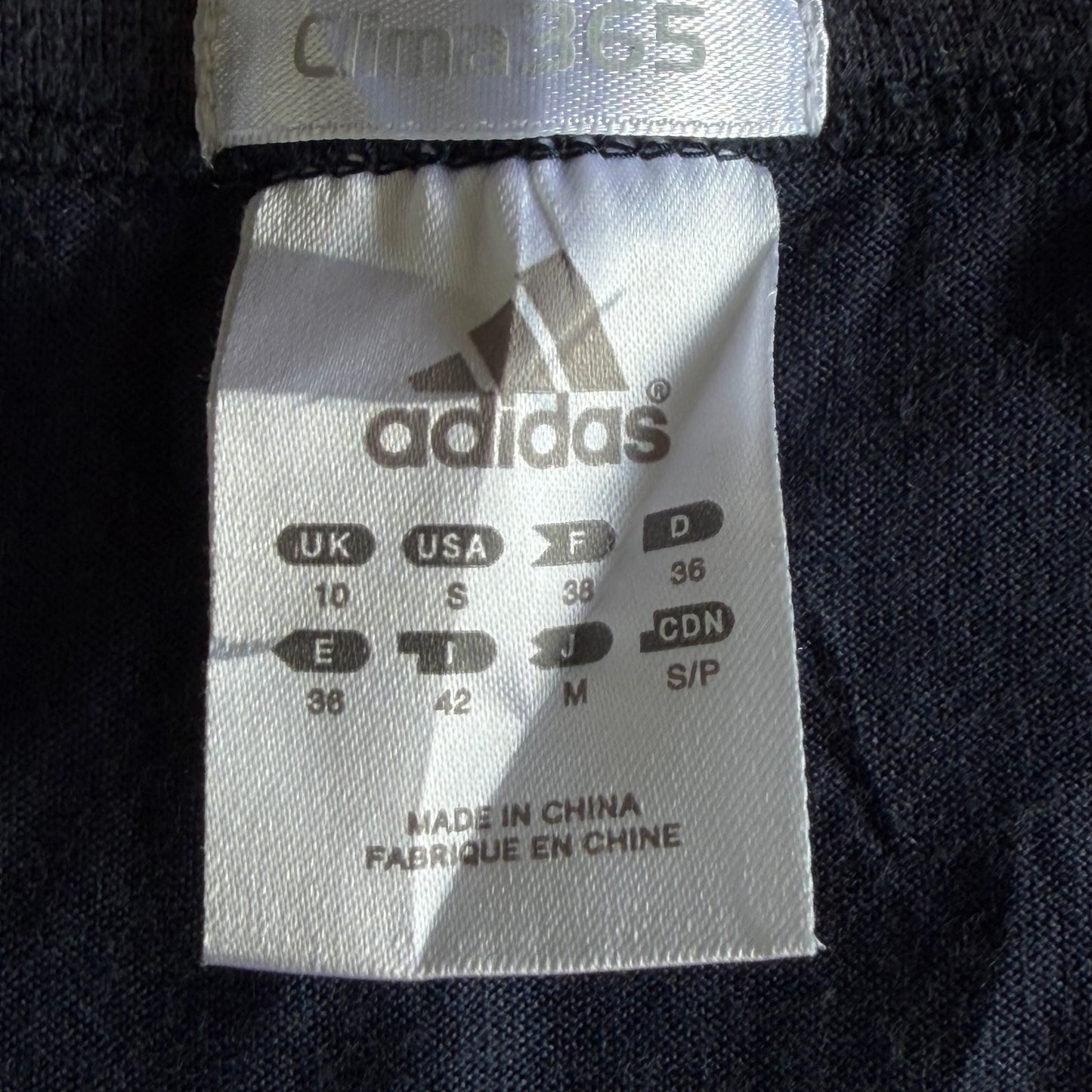 Y2K Adidas Three Stripe Baby Tee - M
