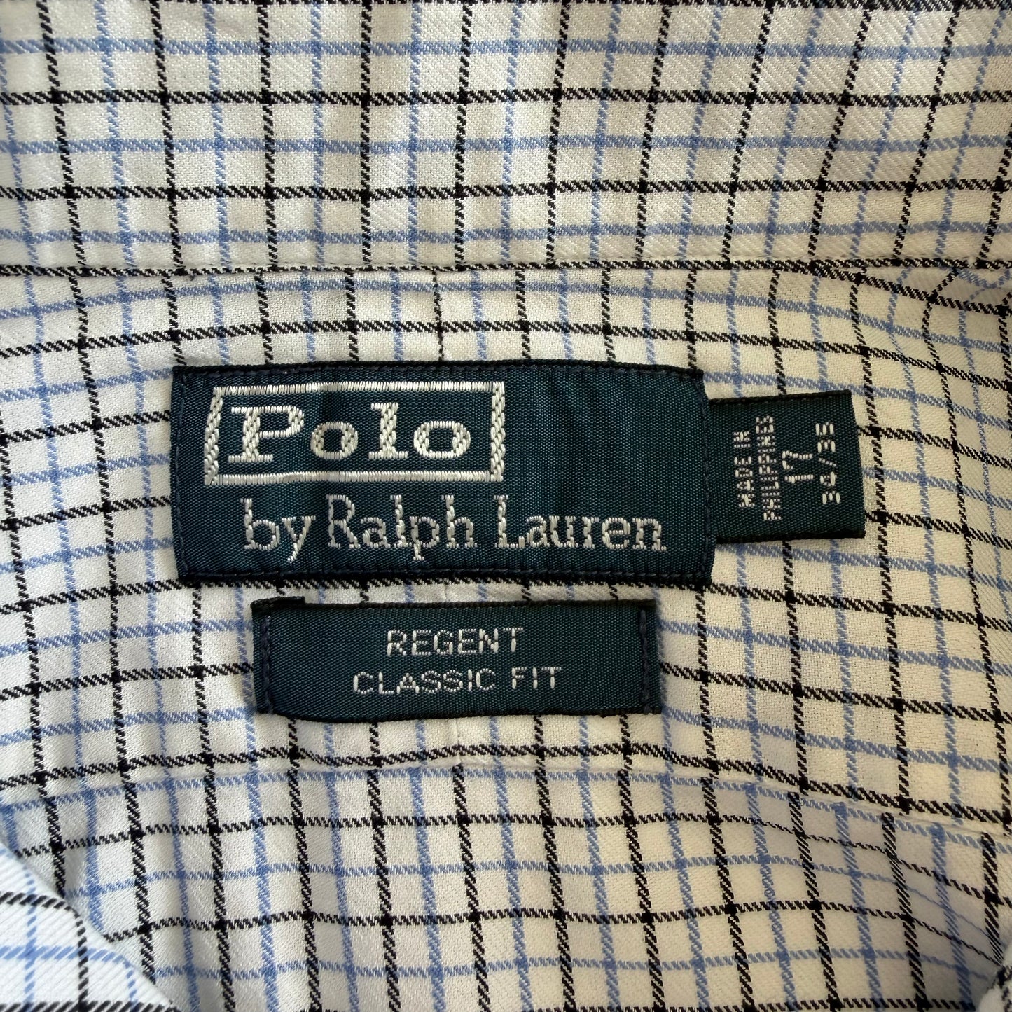 90s Polo Ralph Lauren Checkered Button Up Shirt - L