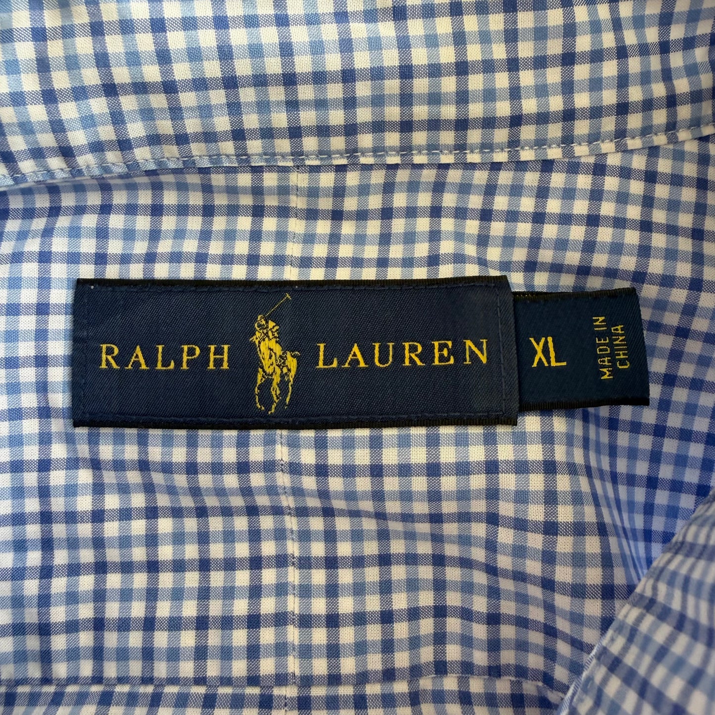 Polo Ralph Lauren Checkered Button Up Shirt - XL