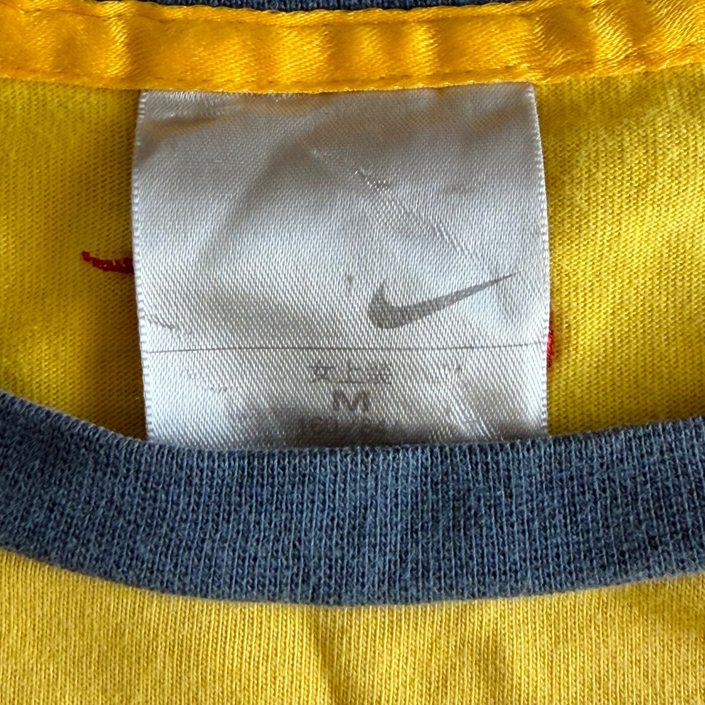 Y2K Nike Ringer Cap Sleeve Tee - M/L