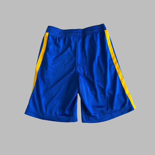 Y2K Adidas Three Stripe Basketball Shorts - S