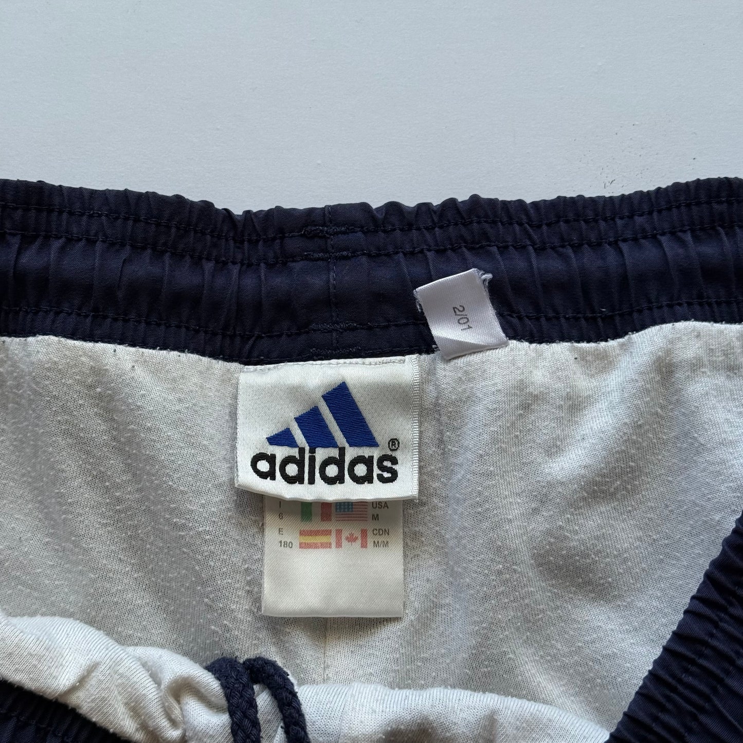90s Adidas Baggy Track Pants - Medium