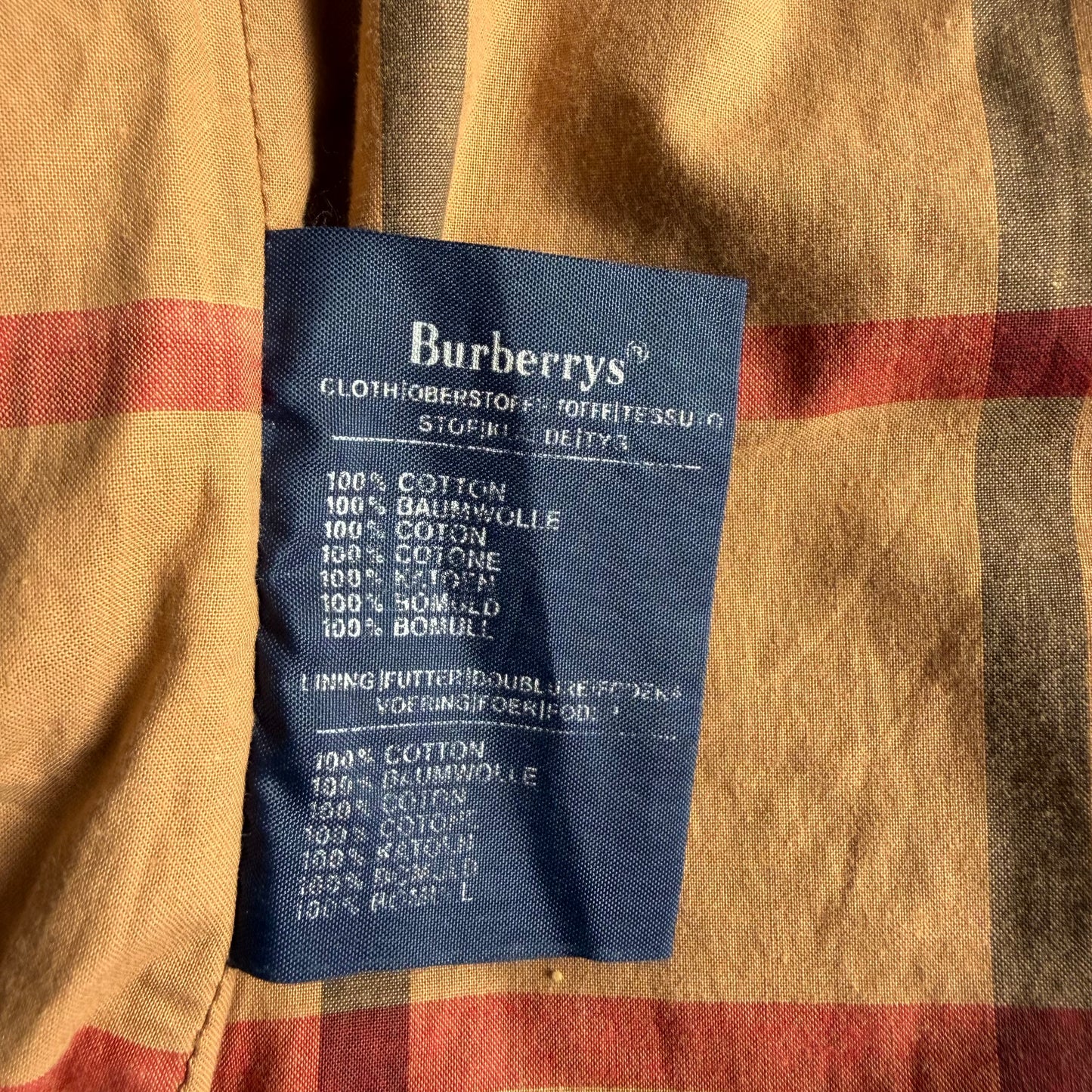 90s Burberry Double Breasted Trench Coat - XS