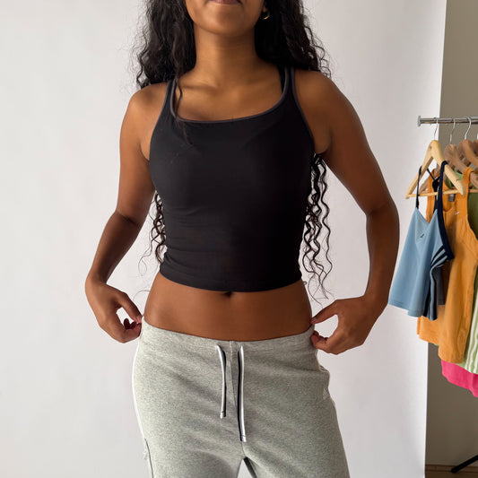 Y2K Nike Scoop Neck Activewear Top - XS/S