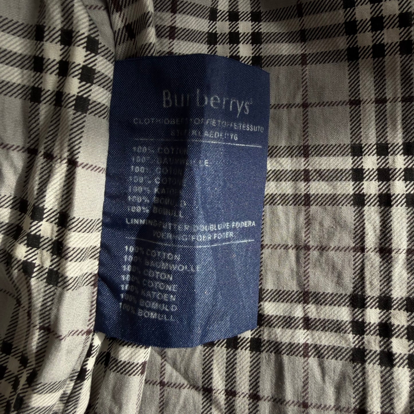 90s Burberry Trench Jacket - M