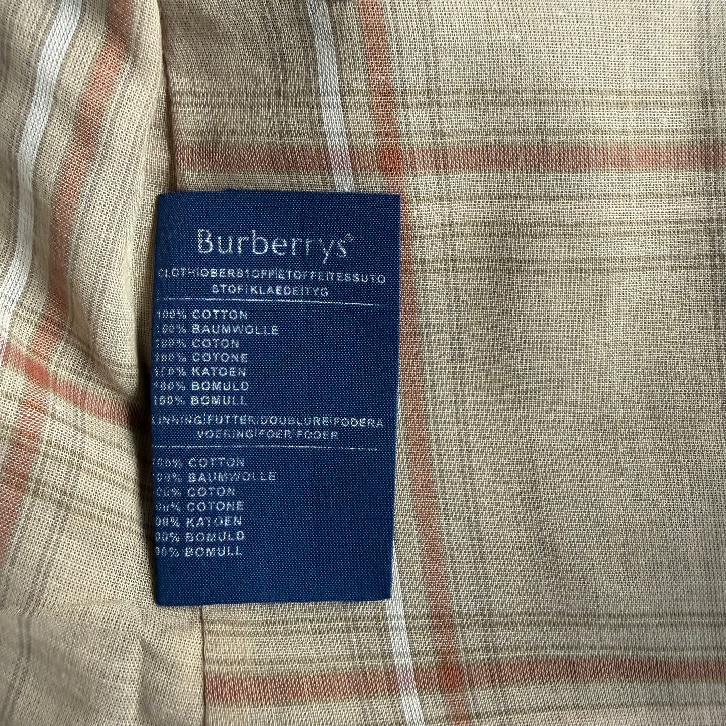 90s Burberry Double Breasted Trench Coat - L
