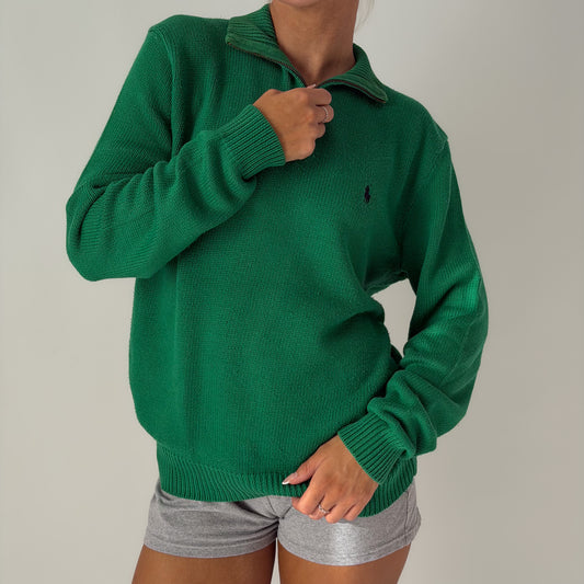 90s Polo Ralph Lauren Quarter Zip - M