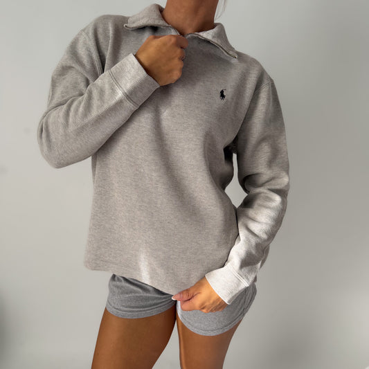 90s Polo Ralph Lauren Boxy Quarter Zip - S