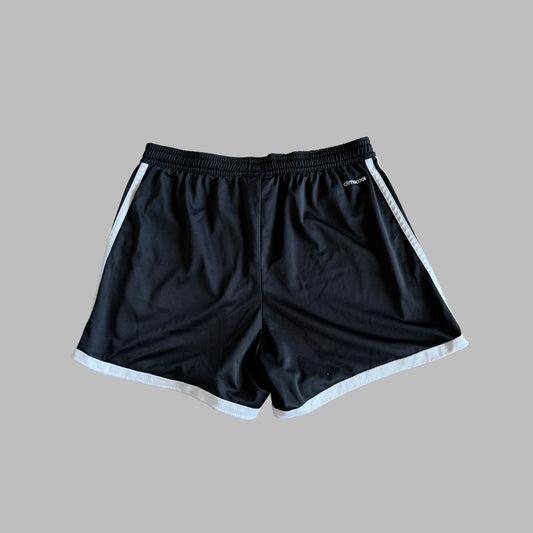 Y2K Adidas Three Stripe Football Shorts - S