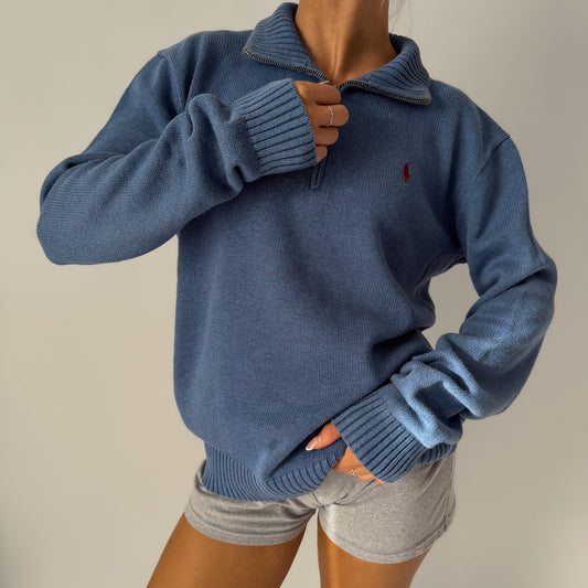 90s Polo Ralph Lauren Heavyweight Quarter Zip - S
