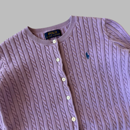 Ralph Lauren Cable Knit Cardigan - Small