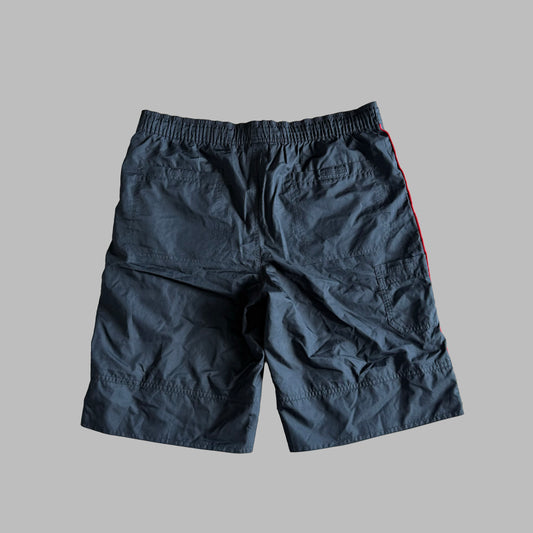 Y2K Nike Striped Lightweight Shorts - M