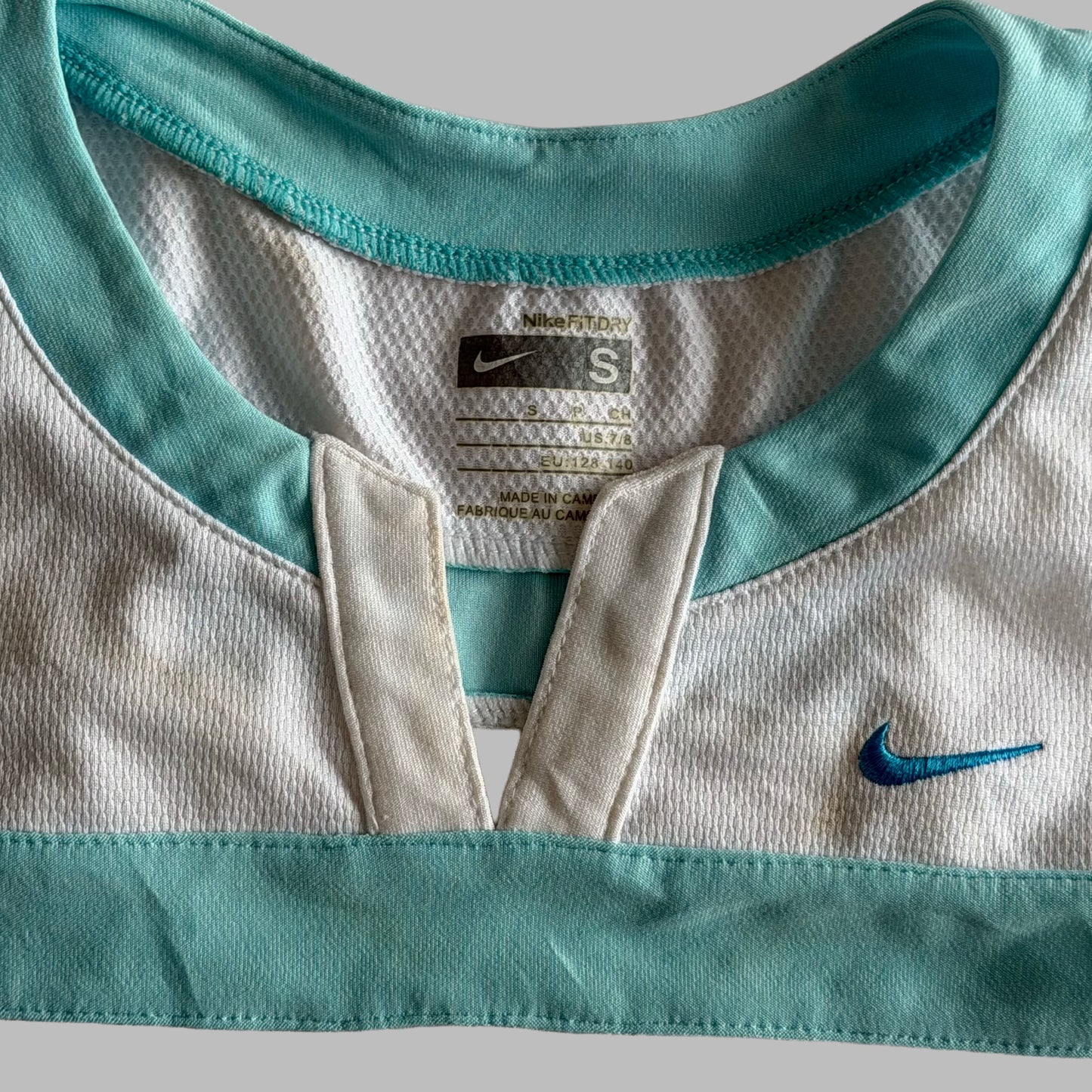Y2K Nike Mock Neck Activewear Top - S