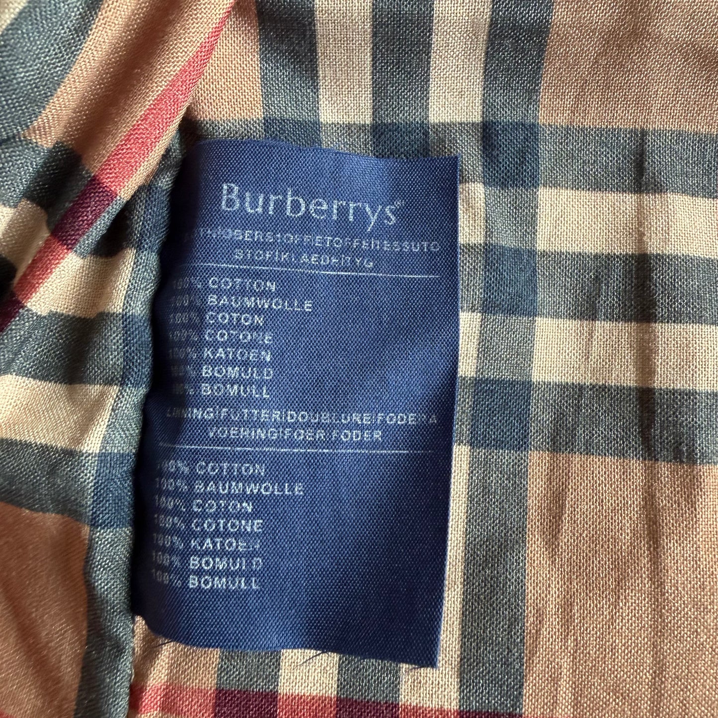 90s Burberry Double Breasted Trench Coat - L
