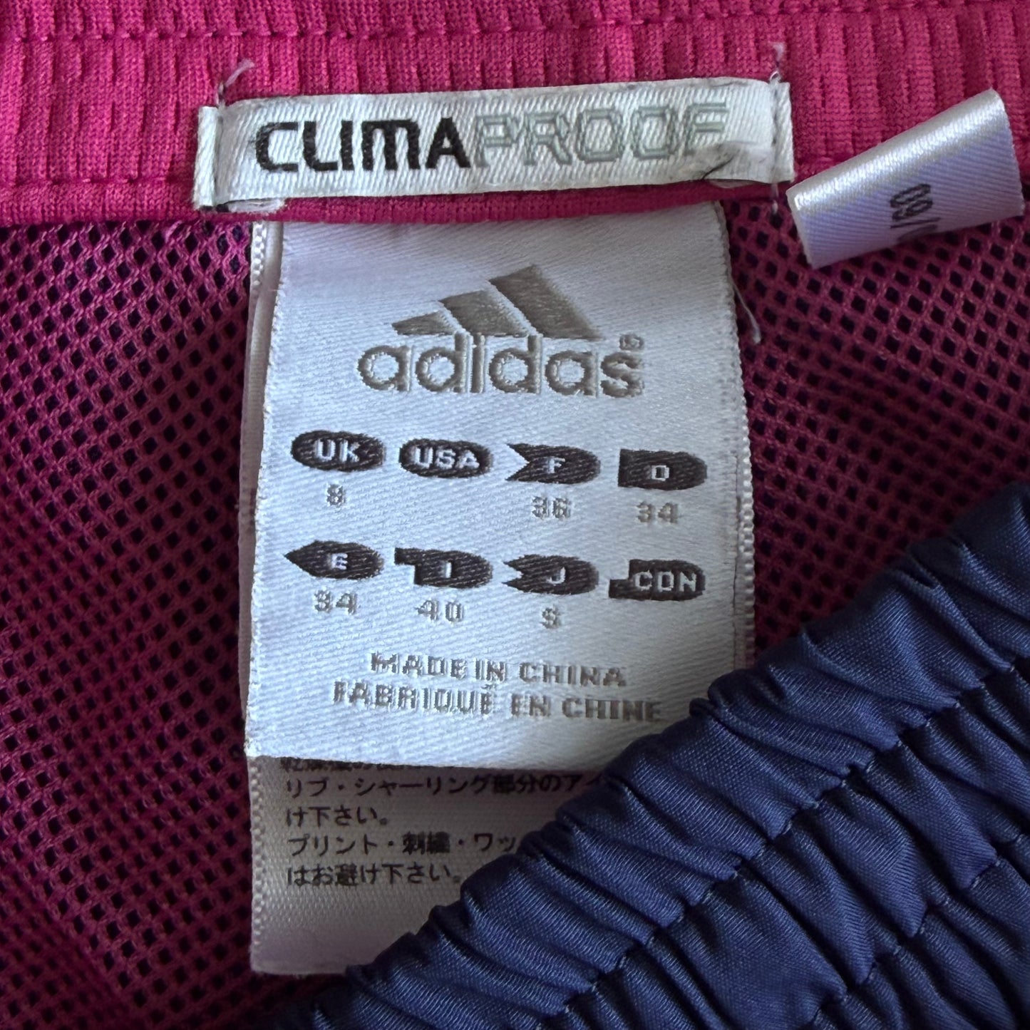 Y2K Adidas Three Stripe Track Pants - S