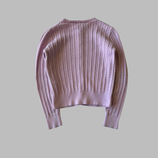 00s Ralph Lauren Cable Knit Cardigan - Small