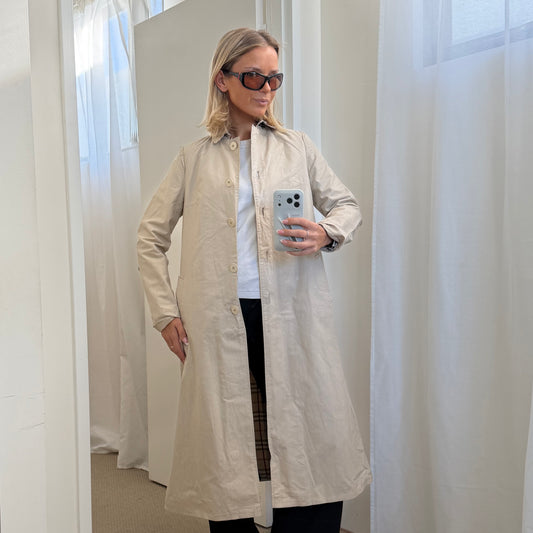 90s Burberry Trench Coat - XS