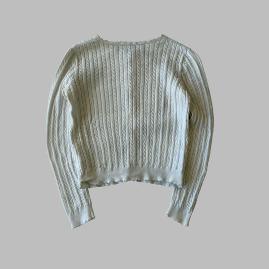 Ralph Lauren Cable Knit Cardigan - Large