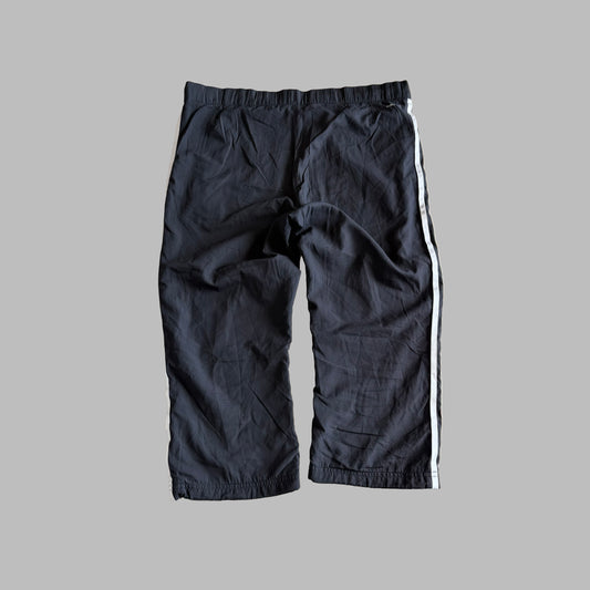 Y2K Adidas Three Stripe 3/4 Length Track Pants - M