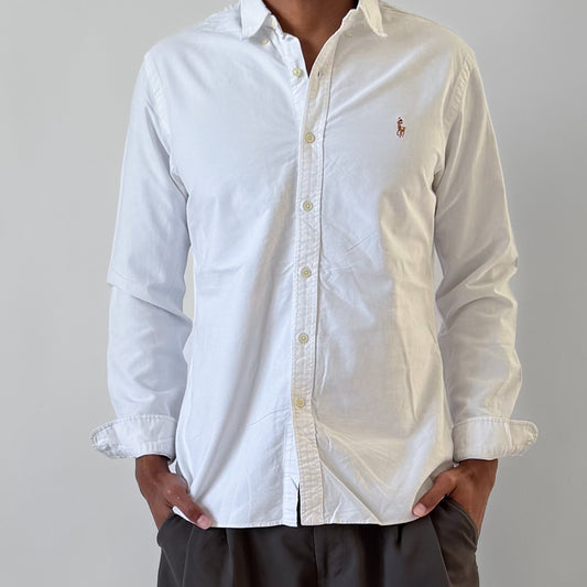 Y2K Polo Ralph Lauren Cotton Button Up Shirt - L