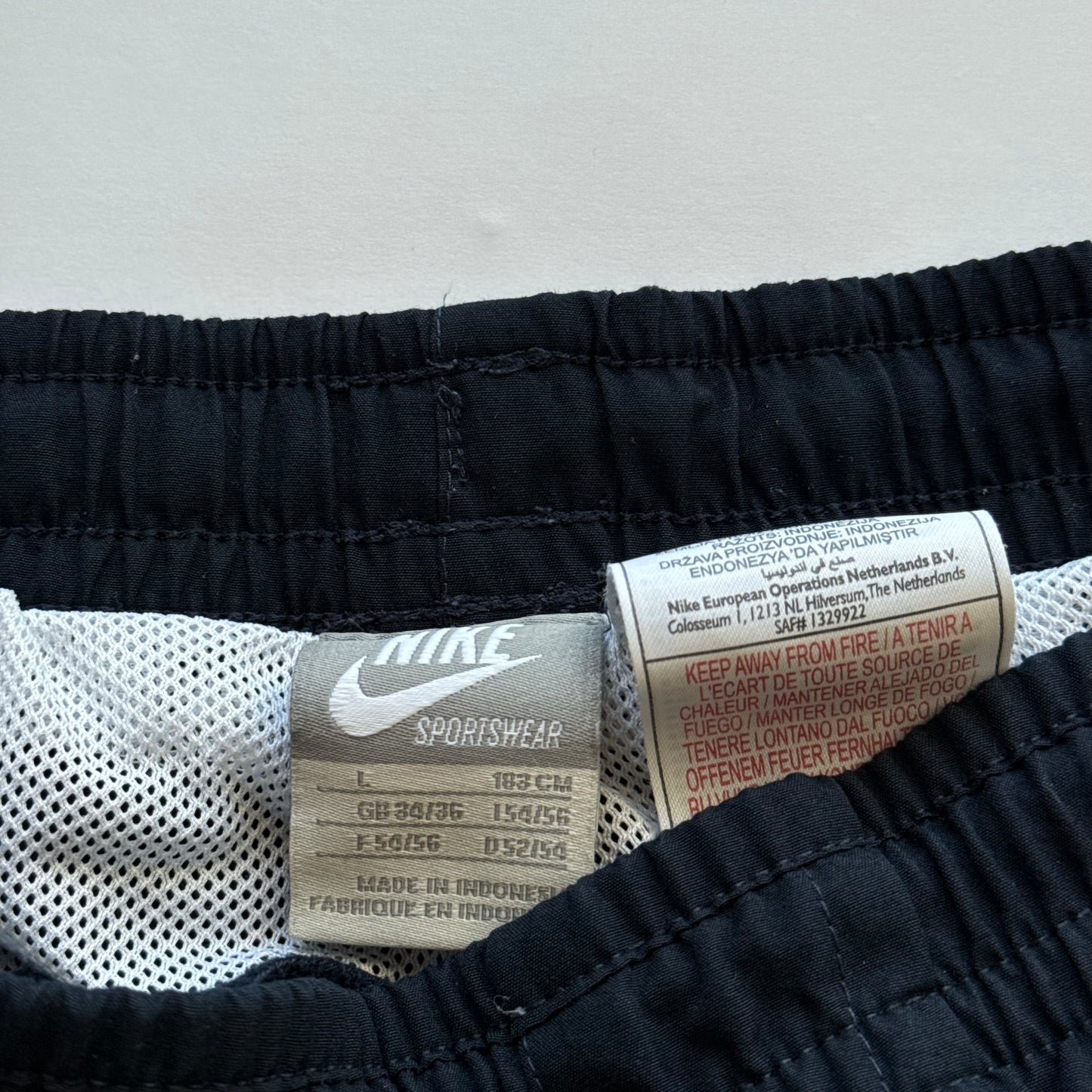 00s Nike Wide Leg Track Pants - Large