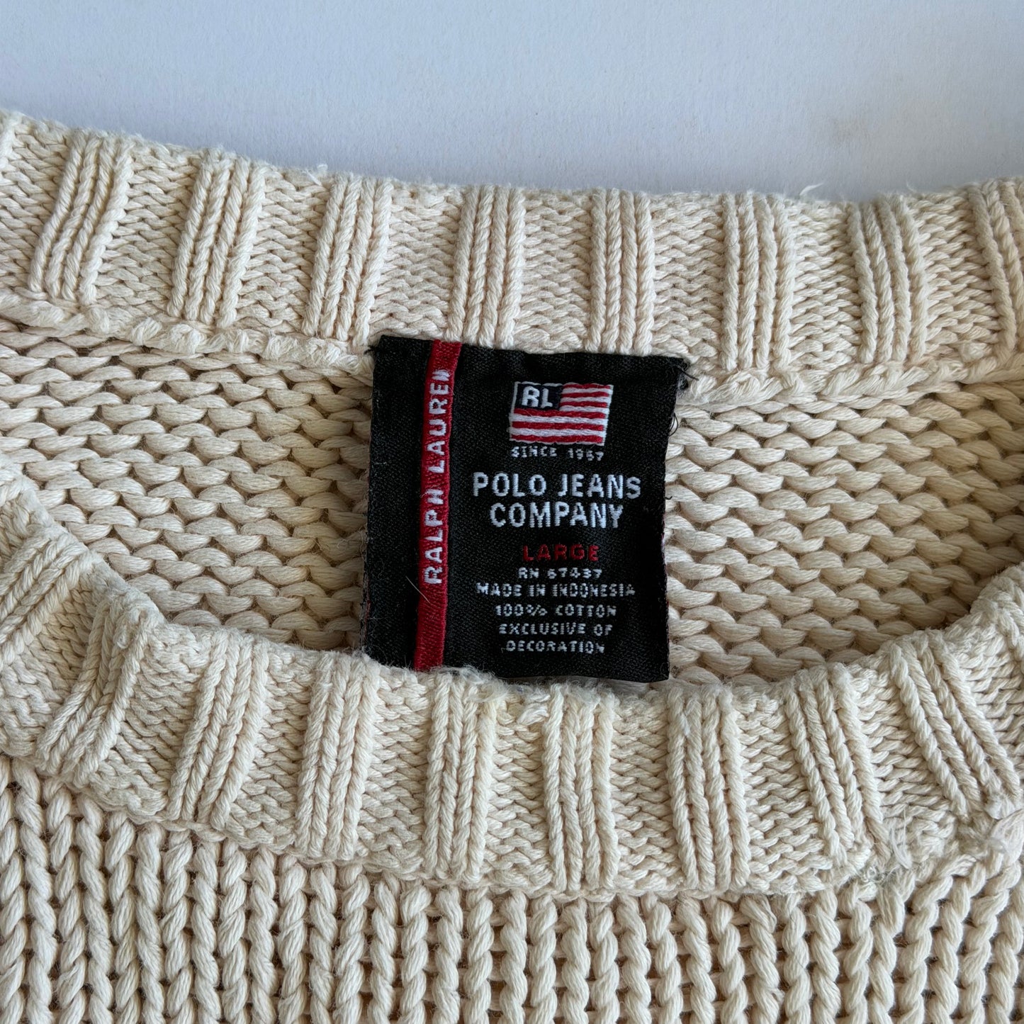 Polo Flag Knit - Large