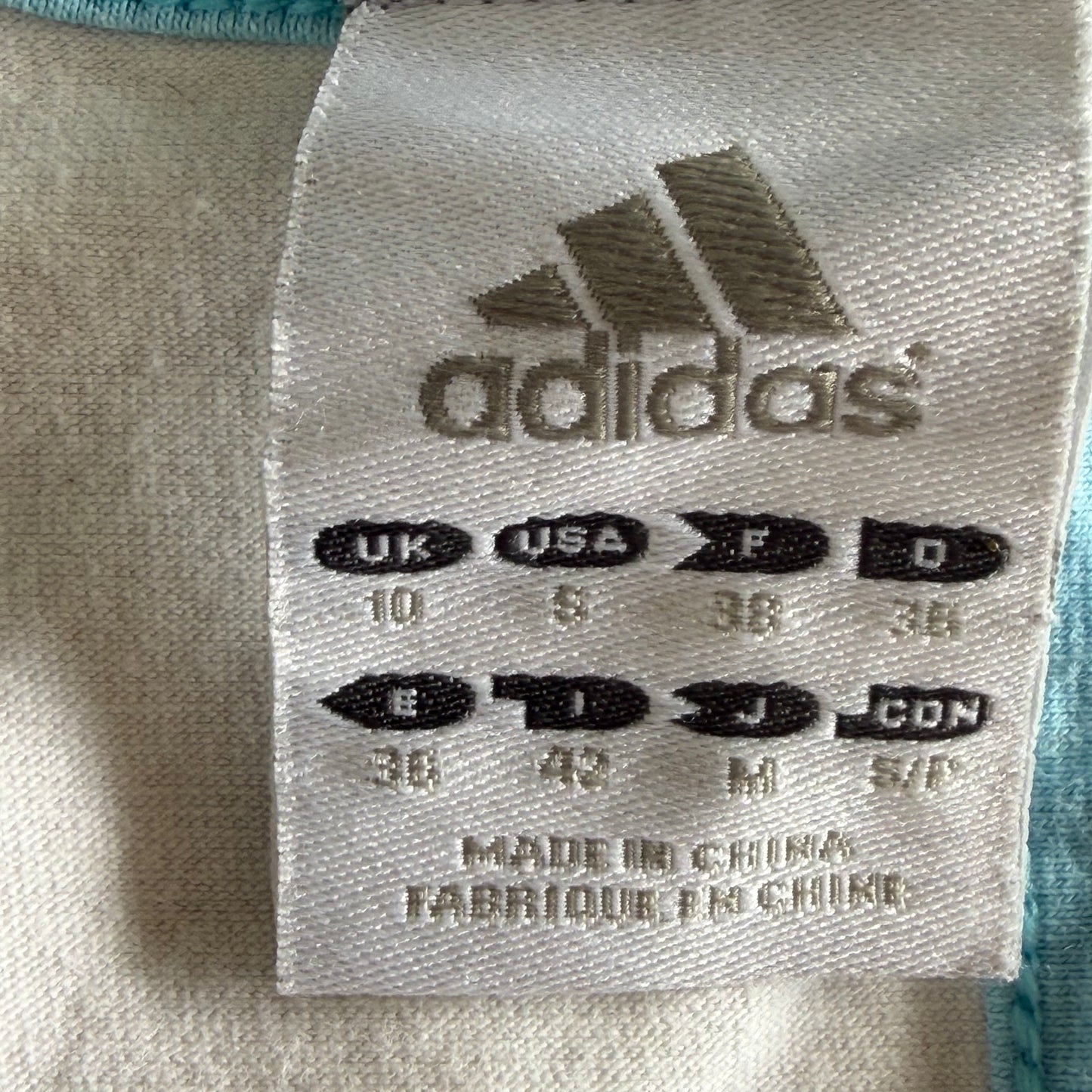 Y2K Adidas Spell Out Ringer Tank - M
