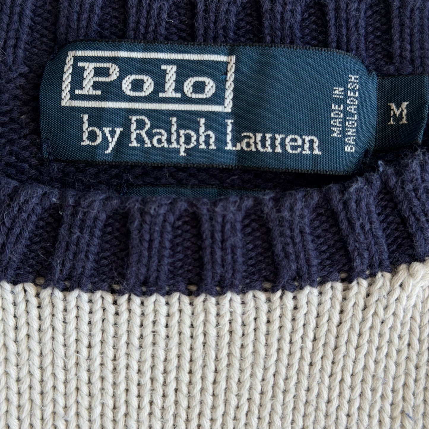 Ralph Lauren Striped Heavy Knit - Medium
